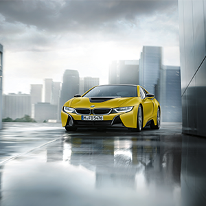 The new BMW i8 Frozen Yellow Edition