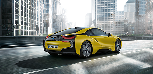 The new BMW i8 Frozen Yellow Edition