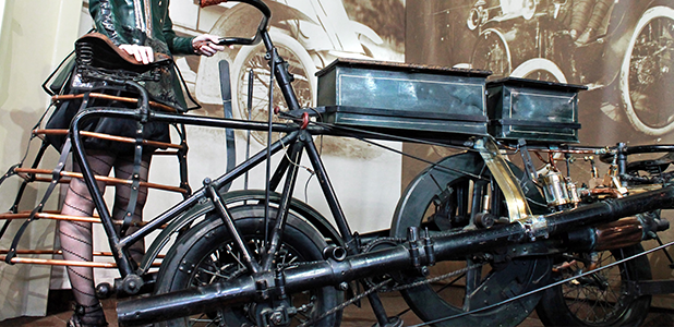 Automotive Steampunk costumes on show at Beaulieu