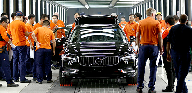First China-built Volvo S90 saloons arrive in Europe