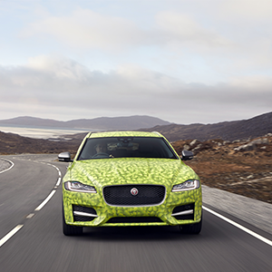 New Jaguar XF Sportbrake begins journey to Wimbledon