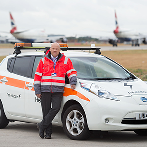 Nissan LEAF Makes A Flying Start On Heathrow Fleet