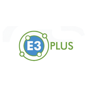 e3 plus logo