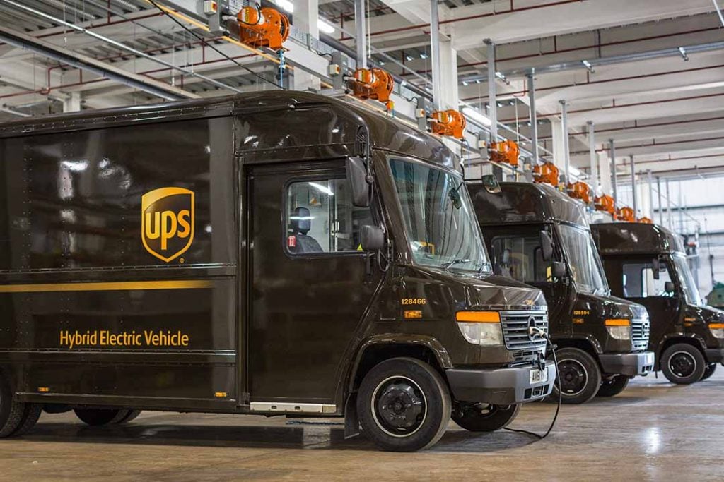UPS introduce rangeextended electric vehicle FleetPoint