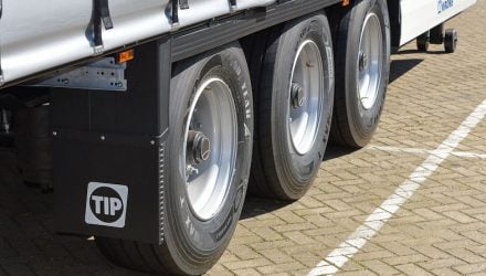 Goodyear tyres on a TIP trailer
