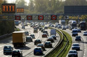 Busy smart motorway