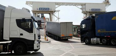 Lorries at Dover