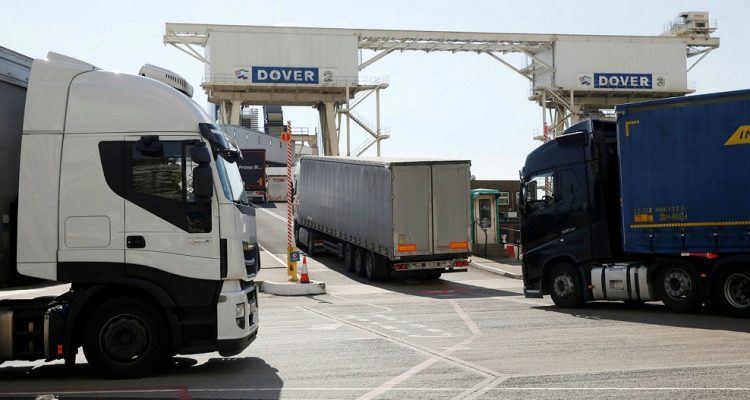 Lorries at Dover