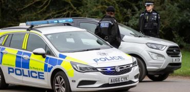 Police stopping a car