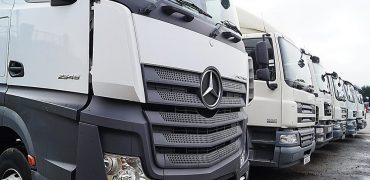 Fleet of trucks
