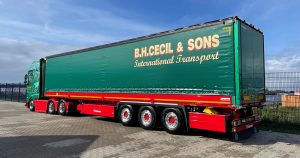 B H Cecil & Sones Krone trailer