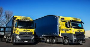 Caledonian Mercedes-Benx Actros trucks