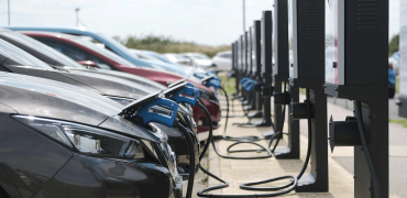 Cars being charged up
