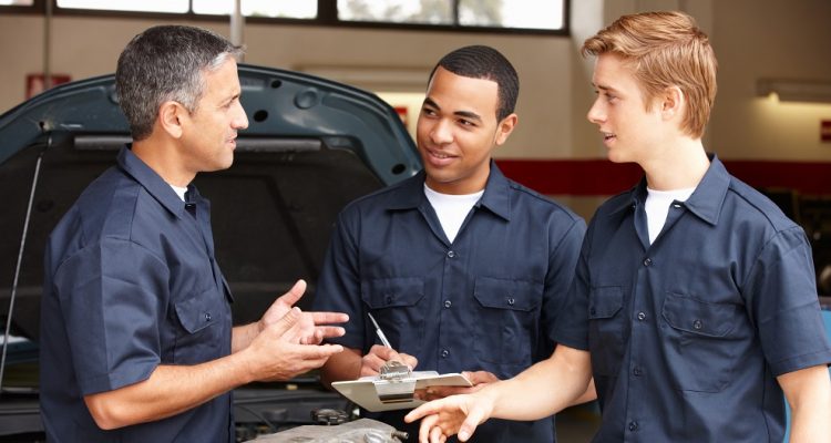 Automotive apprentices