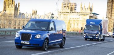 Electric Vehicles crossing Westminster Bridge