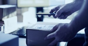 Scanning a parcel