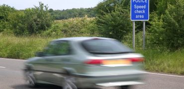 Speeding car