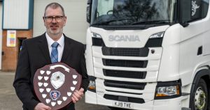 Paul Loades with Depot of the Year trophy