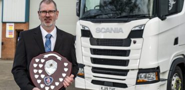 Paul Loades with Depot of the Year trophy
