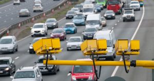 Speed cameras on a motorwar