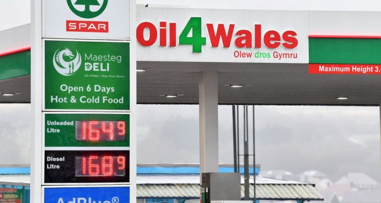 Welsh fuel prices