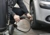 Checking tyre pressures