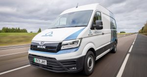 First Hydrogen van at HORIBA MIRA test track