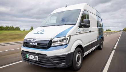 First Hydrogen van at HORIBA MIRA test track