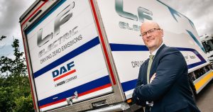 managing director of DAF Trucks in the UK, Laurence Drake