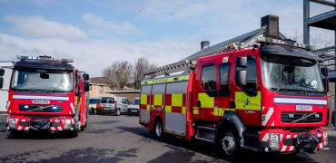 Mid and West Wales Fire and Rescue Service fire engines