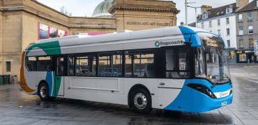 Stagecoach electric bus in Perth