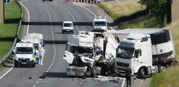 HGV accident caused by speeding