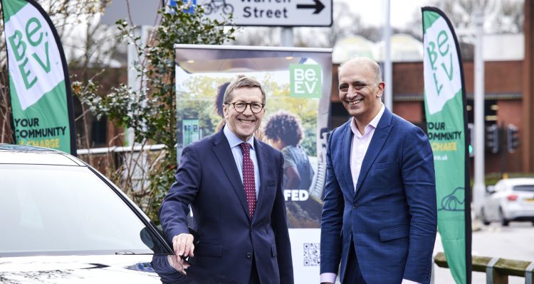 Be. EV team, up with Stockport Council to bring EV charging stations to the council carparks
