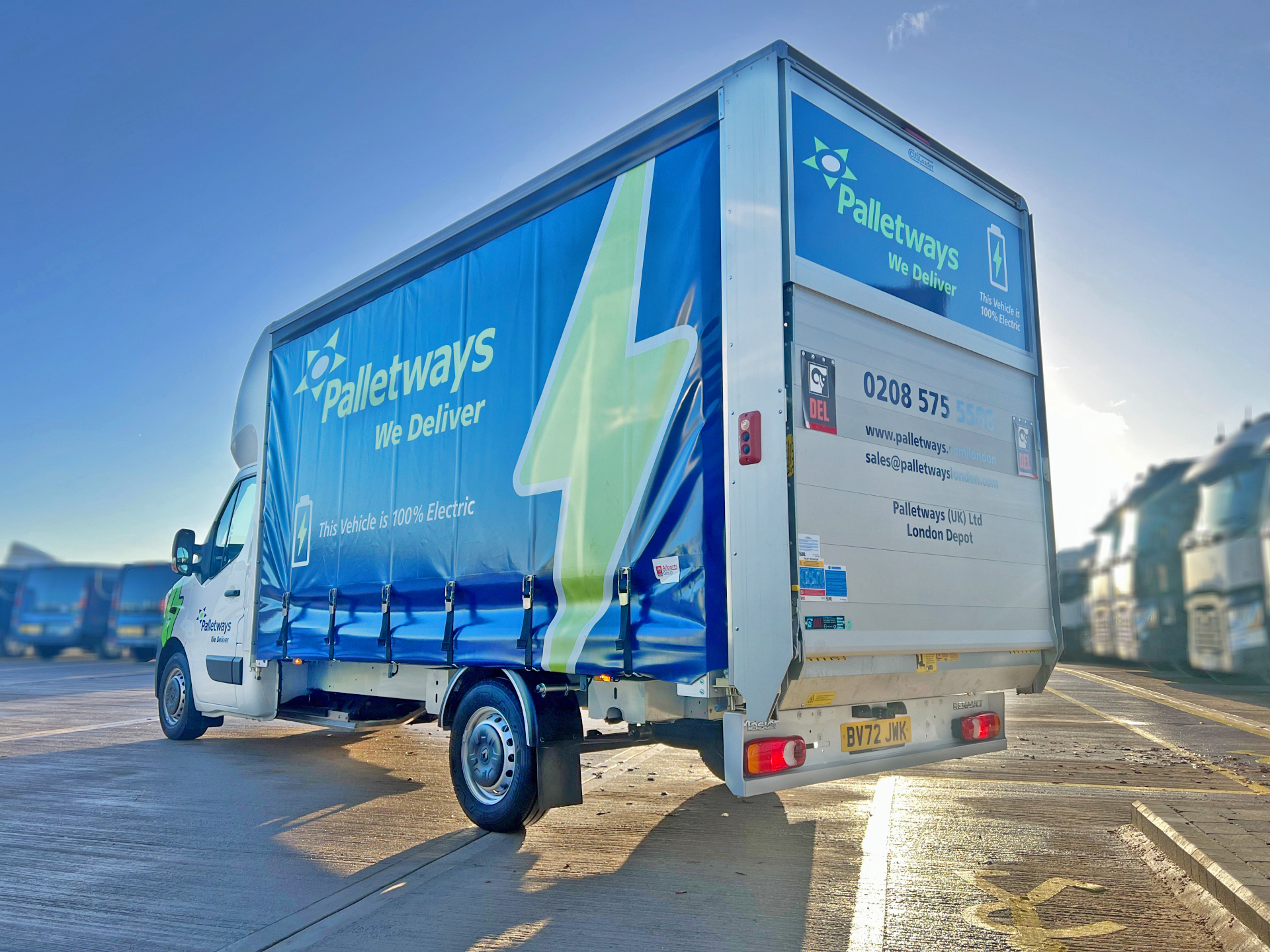 Palletways UK trials first EVs at London owned depot FleetPoint