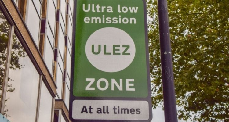 ULEZ Boundary sign