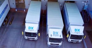 DX Trucks at a depot