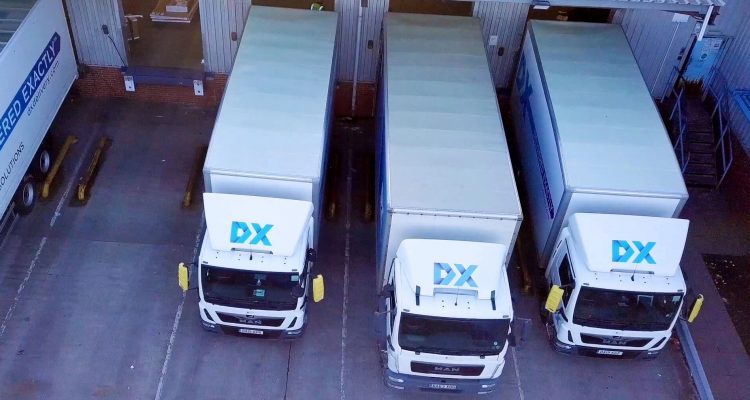DX Trucks at a depot