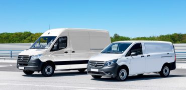 Two new Mercedes-Benz vans