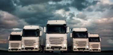 Five trucks