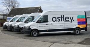 Astley's new vans supplied by Fraikin