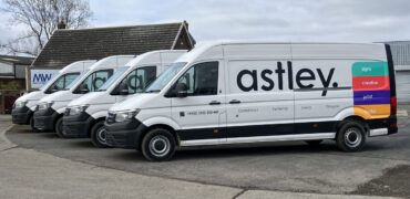Astley's new vans supplied by Fraikin