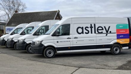 Astley's new vans supplied by Fraikin