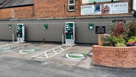 Ultra Rapid Charging points Four Oaks