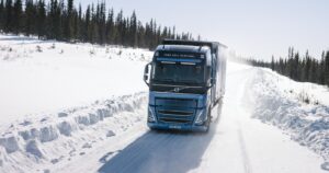 Hydrogen Powered Volvo Truck testing