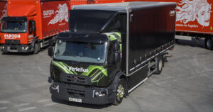 Europa Road take delivery of first electric truck from Vertellus