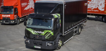 Europa Road take delivery of first electric truck from Vertellus
