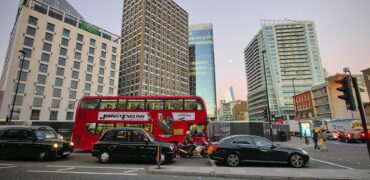 London traffic scene