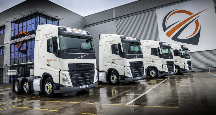 EV Cargo has taken delivery of 10 new Volvo FH with I-Save 460 6x2 tractor units