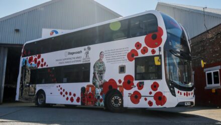 Stagecoach Armed Forces Day bus