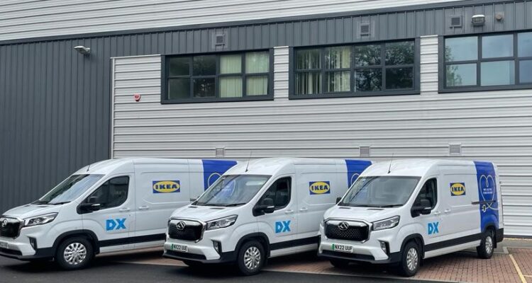 DX (Group) plc - New electric vehicles serving IKEA deliveries